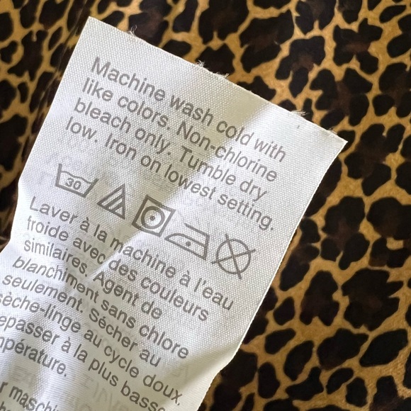 J.Crew Sleeveless Leopard Animal Print Cotton Sheath Dress Size 4 - Picture 14 of 14